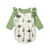 Stoffdesign nahtloses Muster Waldmutzel Kürbismädchen/ Hexe - Sewando
