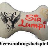 Stickdatei Chihuahua Engel "Dina" - realistisch - FÜR HELLE STOFFE
