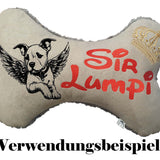 Stickdatei American Staffordshire Terrier Engel "Adam" - realistisch - FÜR HELLE STOFFE