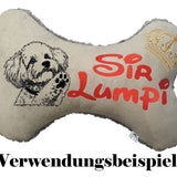 Stickdatei Pudel "Farly" - realistisch - FÜR HELLE STOFFE