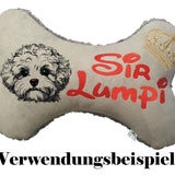 Stickdatei Maltipoo "Maxim" - realistisch - FÜR HELLE STOFFE