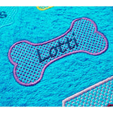 Stickdatei Set XXL Handtuchlabels Knockdown Stitch Hintergründe für Handtücher - Sewando