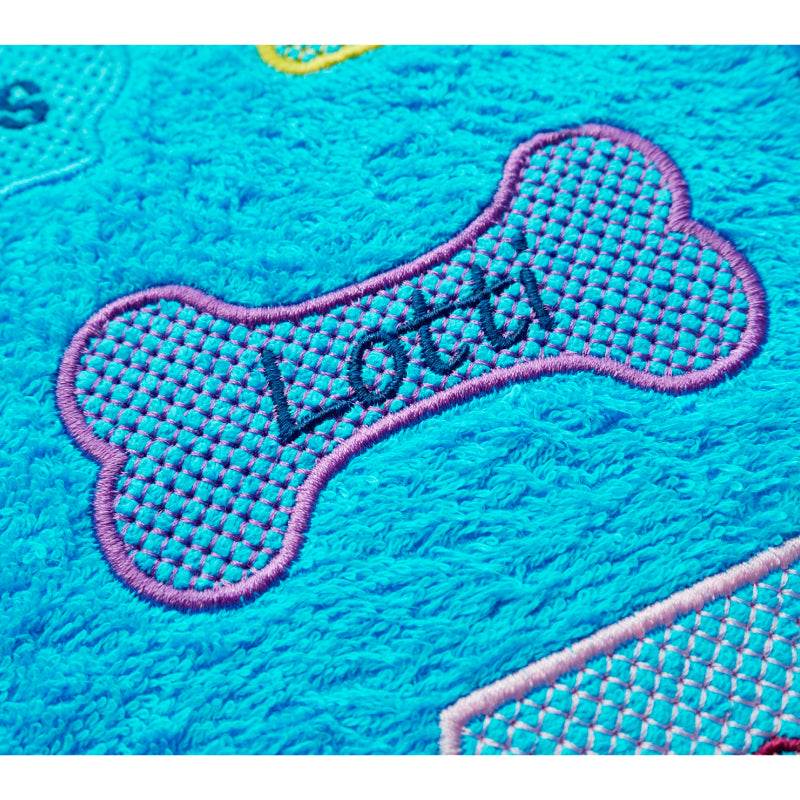 Stickdatei Set XXL Handtuchlabels Knockdown Stitch Hintergründe für Handtücher - Sewando