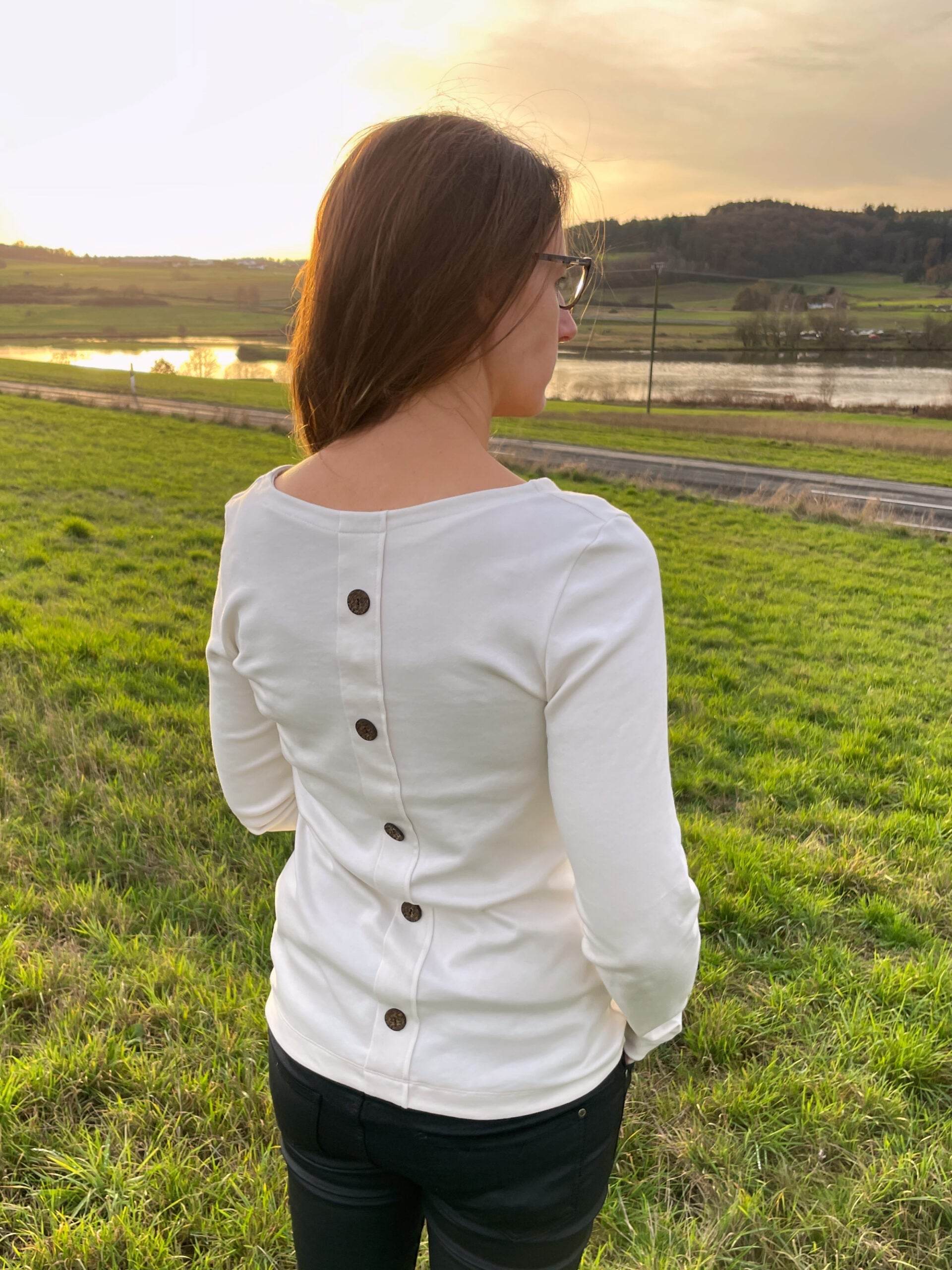 E-Book Shirt MissHarmonie Wolle Seide 34-50 Schnittmuster - Sewando