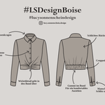 Bluse Wickeloptik - Boise - Schnittmuster - Gr. 32-48 - Sewando
