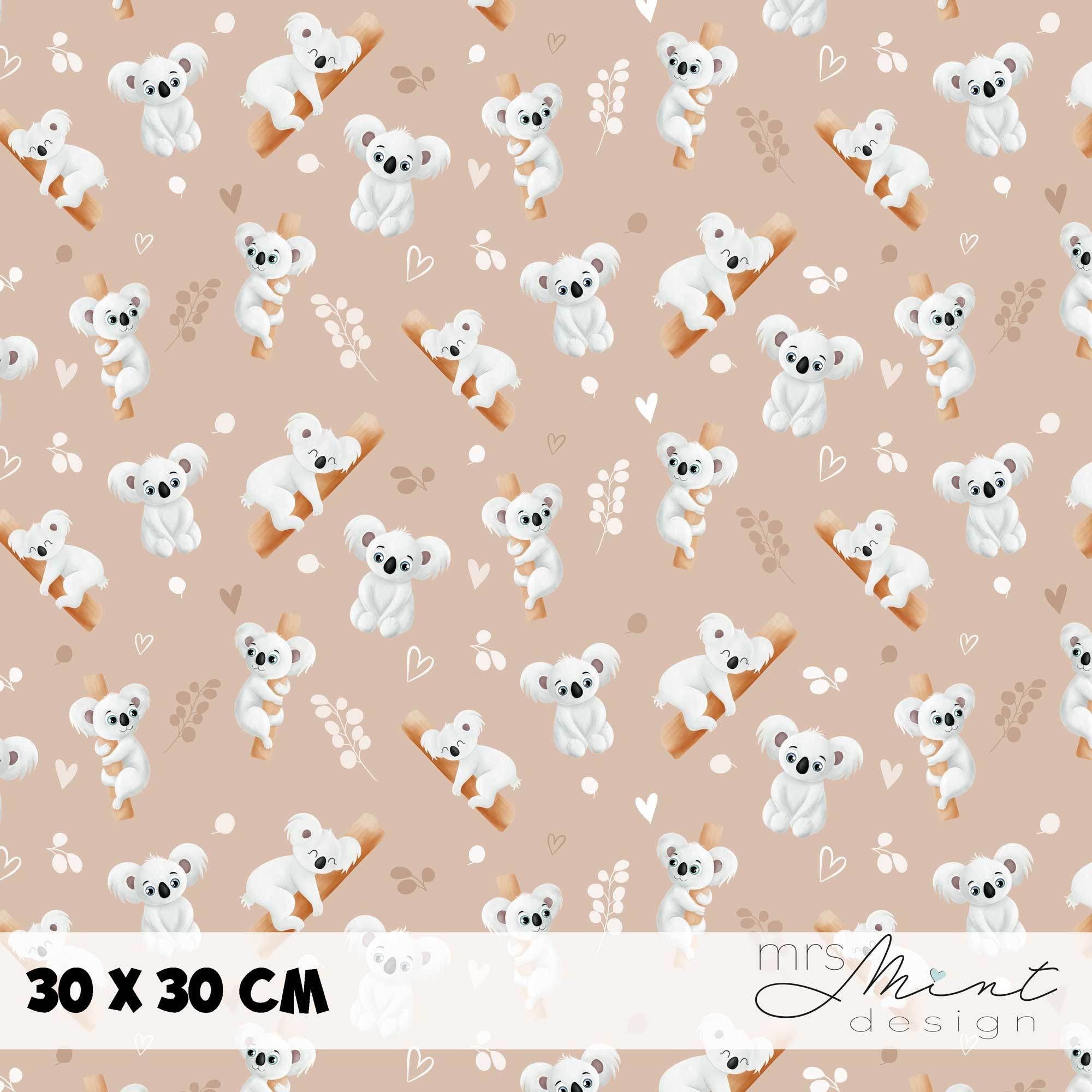 Stoffdesign - G'Day Mate Australien - Koala beige - nicht exkusiv - Sewando
