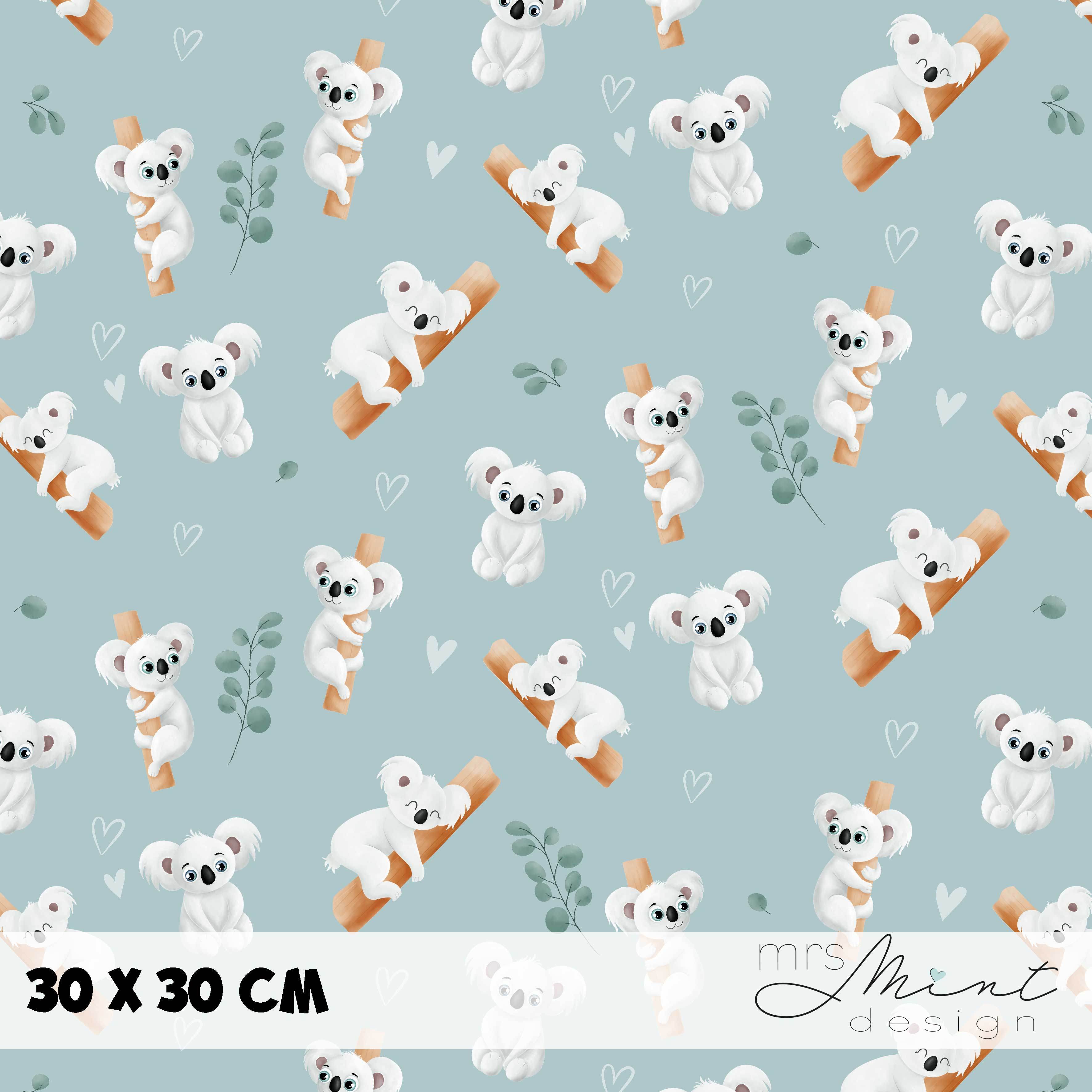 Stoffdesign - G'Day Mate Australien - Koala mint- nicht exkusiv - Sewando