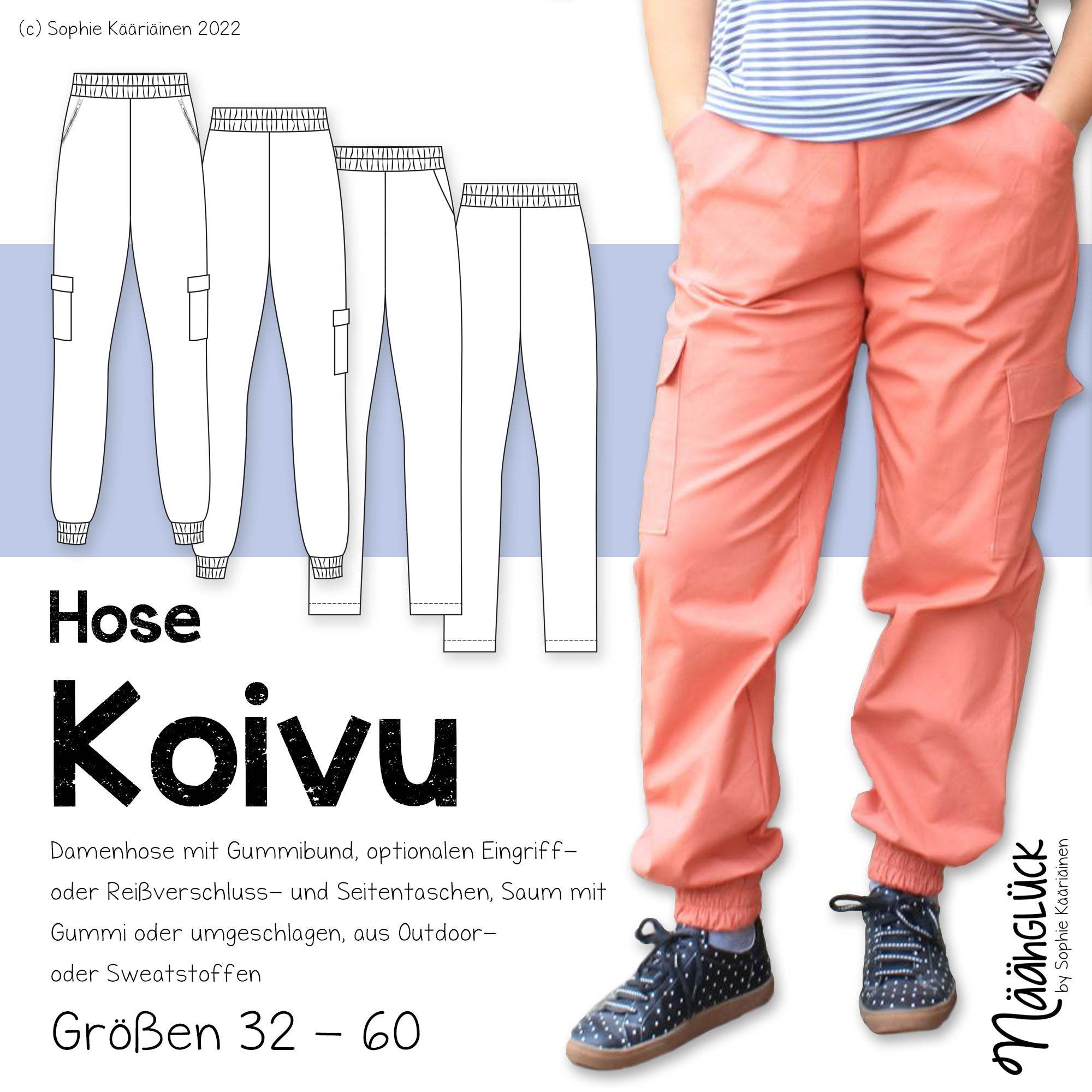 Damenhose Koivu - Größen 32 - 60 - Sewando