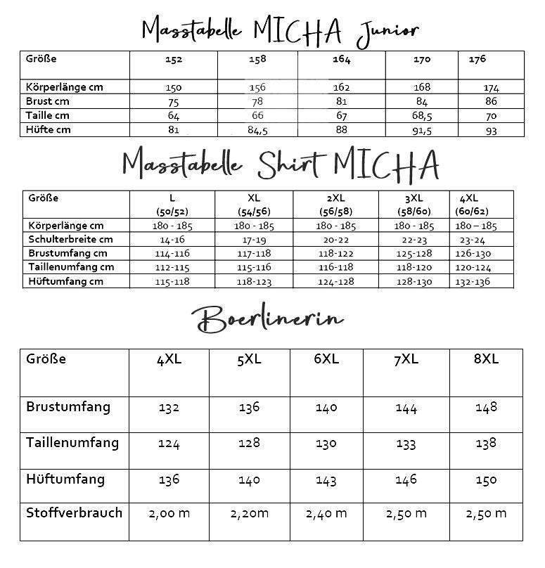 T-Shirt MICHA Kids & Herren Schnittmuster+Nähanleitung Gr. 152 - 8XL | BU 75 - 148 cm : - Sewando