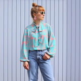 Schnittmuster Bluse Strik Gr. 32-50 - Sewando