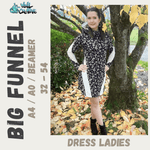 Schnittmuster *Big Funnel Ladies Dress* #Kleid Gr. 32-54 - Sewando