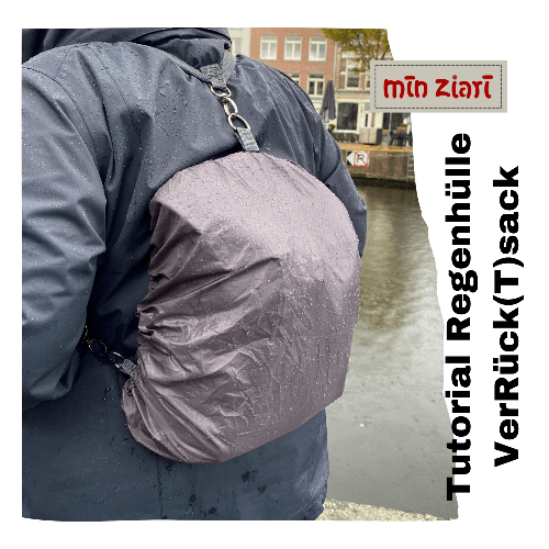 Schnittmuster Regenhülle für den VerRück(T)sack - Sewando