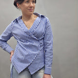 Wickelbluse Schnittmuster PDF Damen | Wrap Blouse Sewing Pattern
