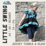 Schnittmuster *Little Swing Tunika / Kleid* JERSEY Gr. 74-176 - Sewando