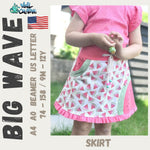 Schnittmuster / Sewing Pattern *Big Wave Skirt* Size 74-158 / 9m - 12 Years - Sewando