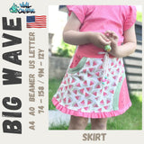 Schnittmuster / Sewing Pattern *Big Wave Skirt* Size 74-158 / 9m - 12 Years - Sewando