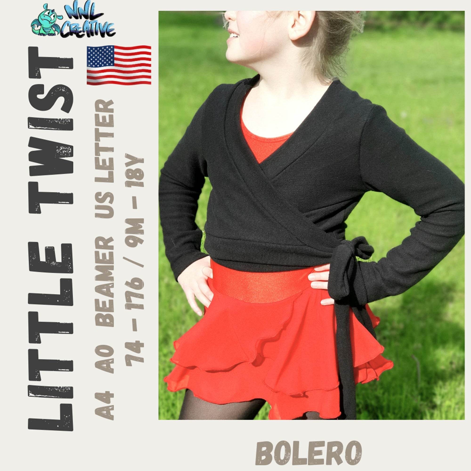 Schnittmuster / Sewing Pattern *Little Twist Bolero* Size 74-176 / 9m - 18 Years - Sewando