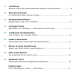 NÄHGUIDE 12 – BUNDLE Teil 1–4: Farblehre für Näherinnen | Komplettpaket | PDF-Download