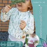 Schnittmuster Leylana - Kurzpulli Gr.74-122 & Crop Gr.86-122 - Sewando