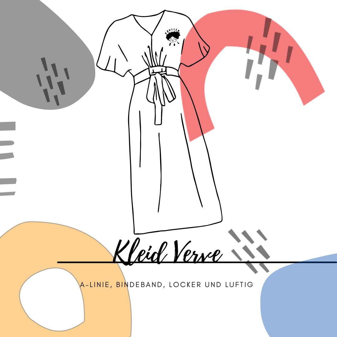 Schnittmuster Kleid Verve Gr. 32-50 - Sewando