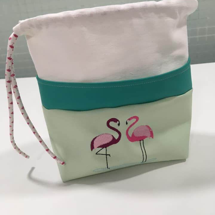 Schnittmuster Kosmetiktasche Kordi mit Kordelzug - Sewando