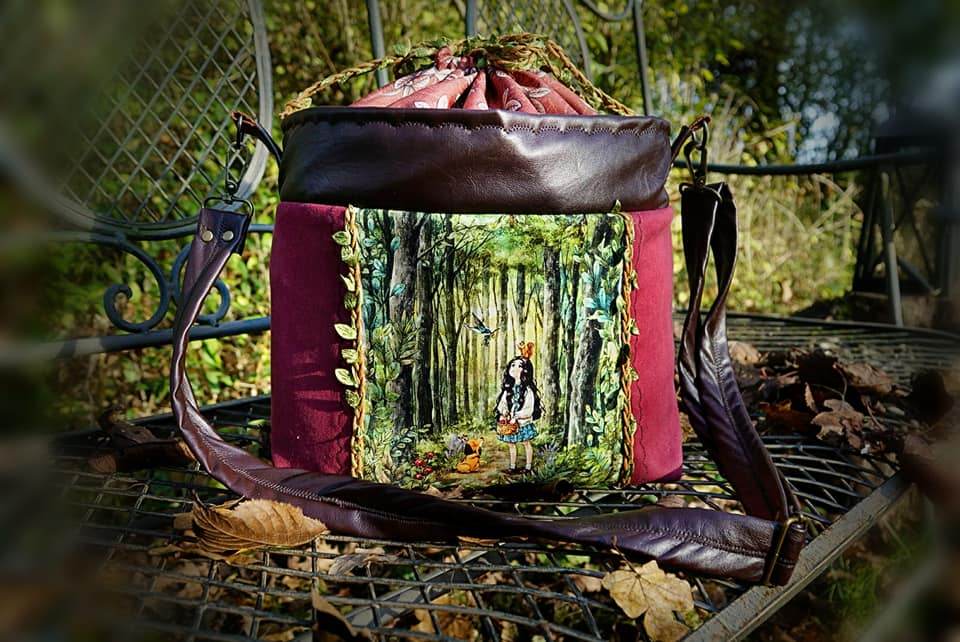 Schnittmuster Handtasche Kordia mit Kordelzug - Sewando
