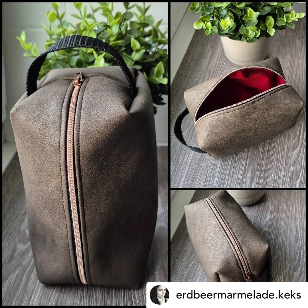 Quilt Kosmetiktasche PDF Schnittmuster - Sewando