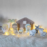 Stickdatei Weihnachten Krippe Jesus Geburt Set 2585