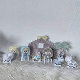Stickdatei Weihnachten Krippe Jesus Geburt Set 2585