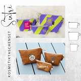 Schnittmuster Tasche Kosmetiktaschenset SUTRI 3-teilig : - Sewando