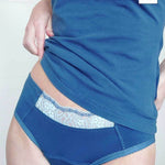 Schnittmuster #RubynSlippy Periodenslip, Periodenunterwäsche, Menstruationsslip Gr. 28-58 - Sewando