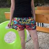 Bundle Badeshorts/ Shorts und Badeanzug #SportyShortstar & #SwimmySwimStar in REGULÄR & KURZGRÖßEN - Sewando