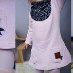 STELLA: ROBE EN MAILLE POUR LES FILLES - 74-158 - Sewando