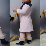 STELLA: ROBE EN MAILLE POUR LES FILLES - 74-158 - Sewando