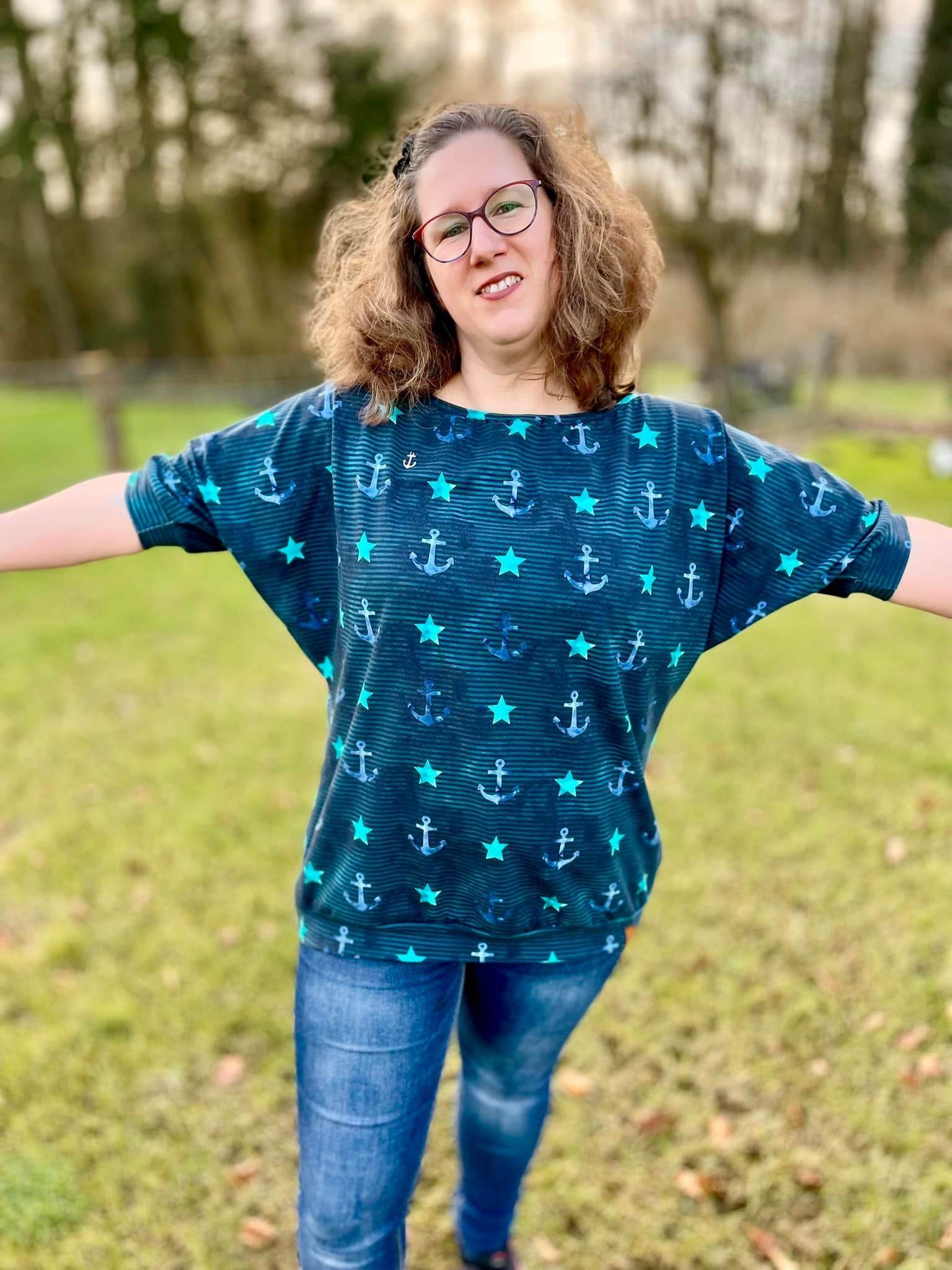 E-Book Oversize Shirt MissLässig 32-52 Schnittmuster - Sewando