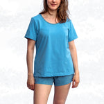 Schnittmuster Jersey-Schlafanzug - Pyjama Set mit Shirt & Hose für Damen Gr. 34-50 / BU 80-116 - Sewando