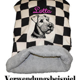 Stickdatei Airedale Terrier "Marlin" - realistisch - FÜR HELLE STOFFE
