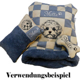 Stickdatei Maltipoo "Maxim" - realistisch - FÜR HELLE STOFFE