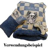 Stickdatei Applikation Chihuahua "Betty"- realistisch - FÜR HELLE & DUNKLE STOFFE