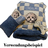 Stickdatei Applikation Maltipoo "Maxim" - realistisch - FÜR HELLE & DUNKLE STOFFE