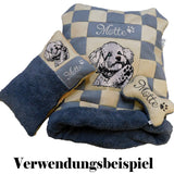 Stickdatei Applikation Pudel "Farly- realistisch - FÜR HELLE & DUNKLE STOFFE