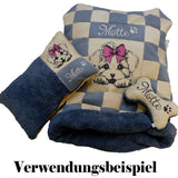 Stickdatei Malteser "Gipsy" - realistisch - FÜR HELLE STOFFE