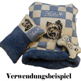 Stickdatei Applikation Yorkshire Terrier "Gizmo" - realistisch - FÜR HELLE & DUNKLE STOFFE