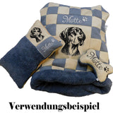 Stickdatei Bayrischer Gebirgsschweißhund "August"  FÜR HELLE STOFFE
