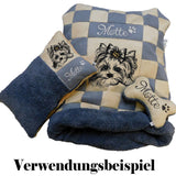 Stickdatei Yorkshire Terrier "Lisa" - realistisch - FÜR HELLE STOFFE