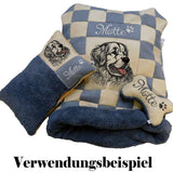 Stickdatei Hovawart "Liandra" - realistisch - FÜR HELLE STOFFE