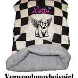 Stickdatei Englische Bulldogge Engel "Linus" - realistisch - FÜR HELLE STOFFE