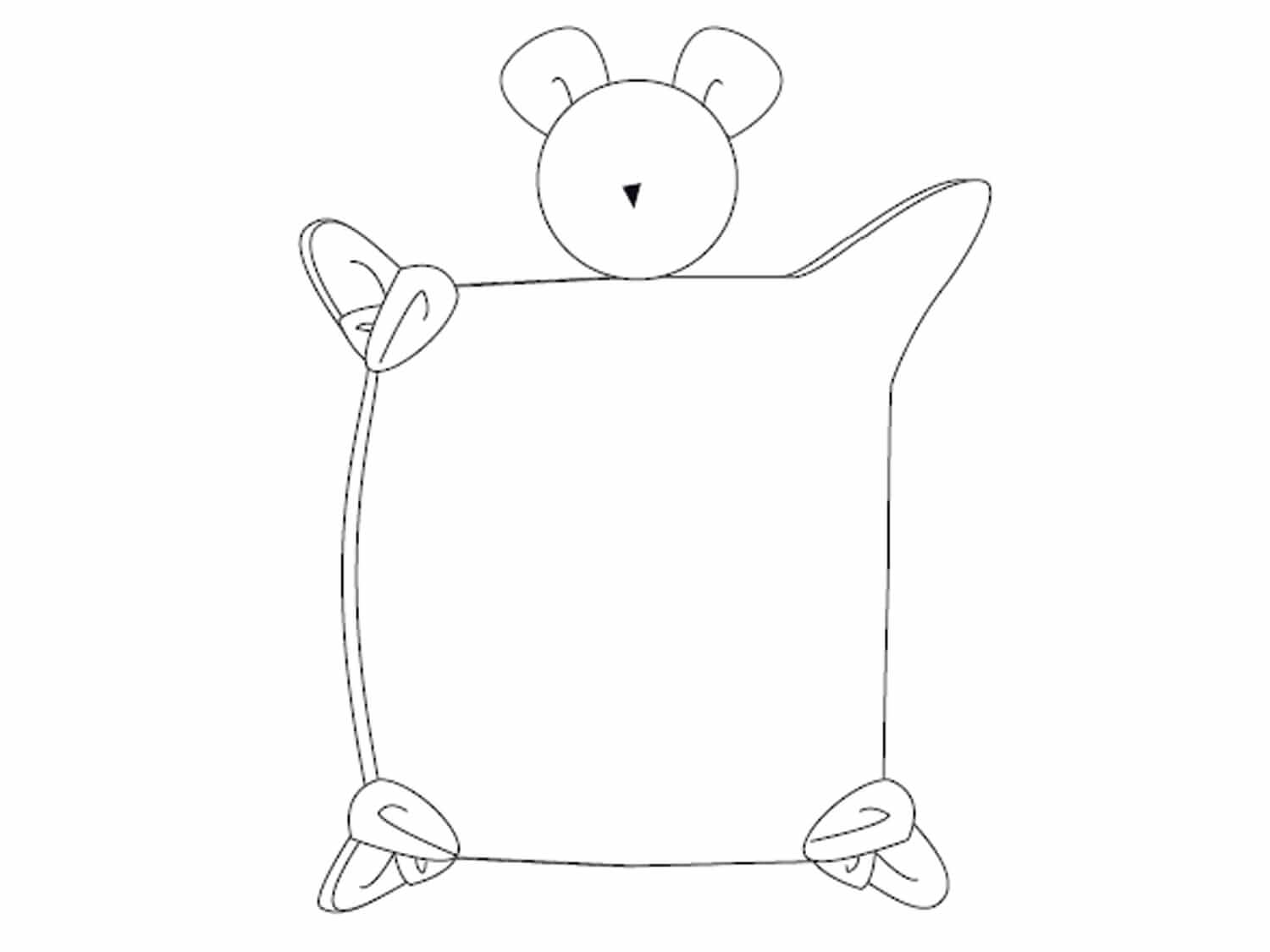 Kuscheltier Schmusetuch und Zahntuch TEDDY Ebook PDF Schnittmuster Schnittmuster PDF Ebook download Patternforkids 