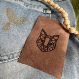 Plotter- Laserdatei Label Fractal Friends