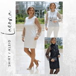 Schnittmuster Shirt / Kleid LACONA Gr. XS-XXXL : - Sewando